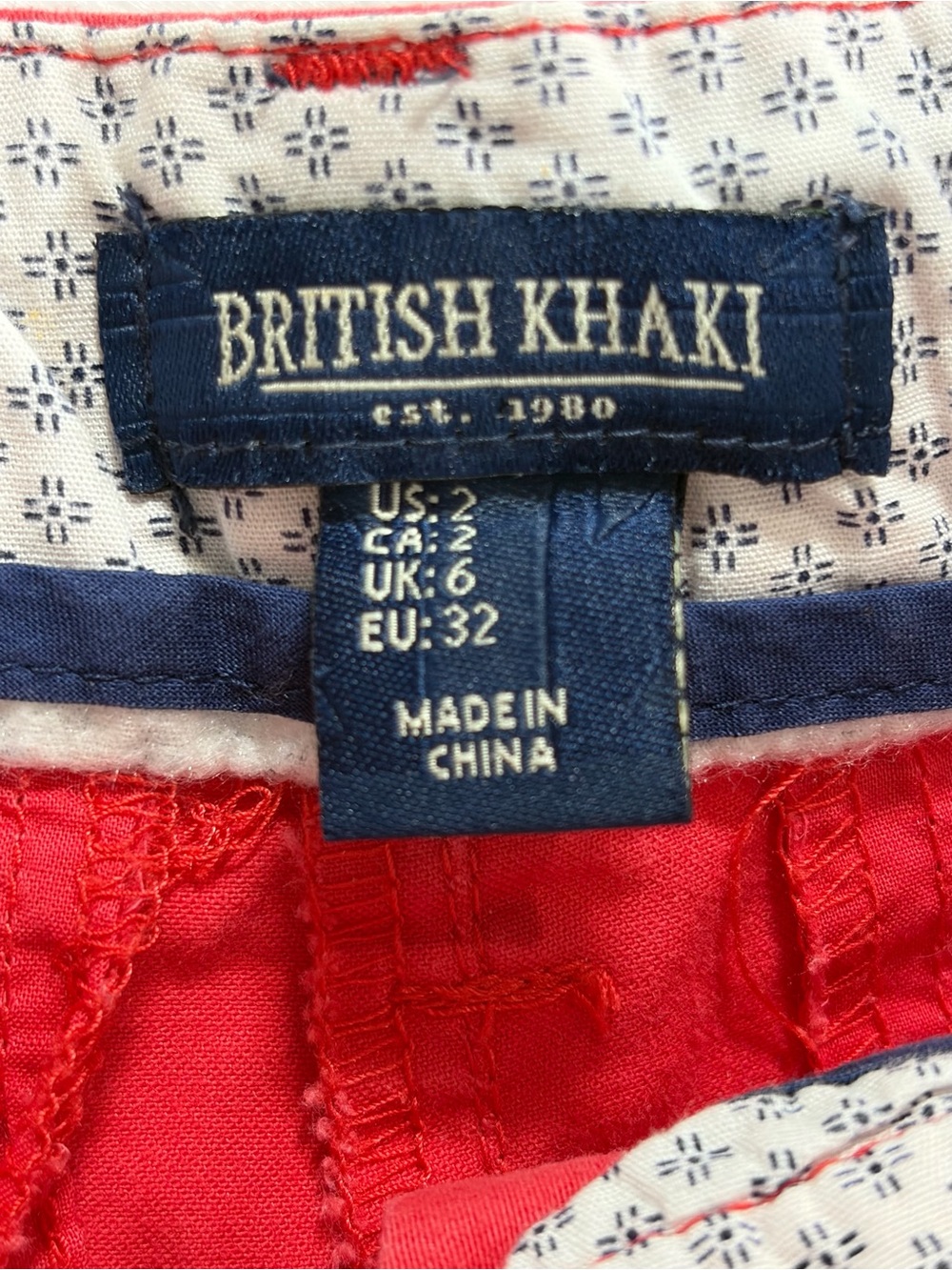 British Khaki 3.5" Cotton Shark Shorts (2) - Picture 3 of 8